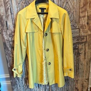 Grace Elements Mustard Yellow Trench Coat